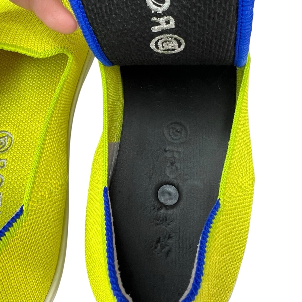Rothy’s The Original Slip On Sneaker in Electric Lemon 10 - Picture 7 of 9
